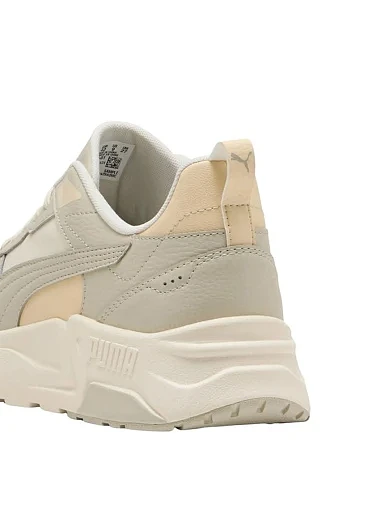 Жіночі кросівки PUMA Trinity 2 LT SL з екошкіри бежеві - фото 6 - Miraton