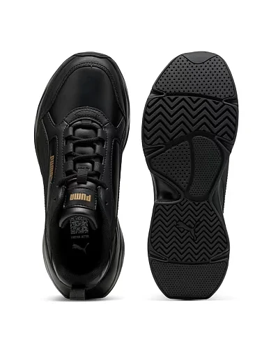 Жіночі кросівки PUMA Cassia 2.0 L з екошкіри чорні - фото 4 - Miraton