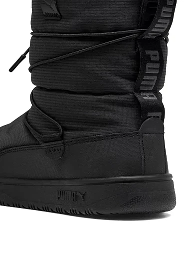 Жіночі дутики PUMA Snowbae Wns шкіряні чорні - фото 4 - Miraton