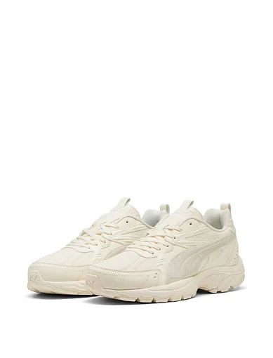 Жіночі кросівки PUMA Milenio Tech L шкіряні молочного кольору - фото 3 - Miraton