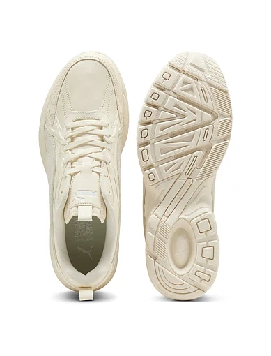 Жіночі кросівки PUMA Milenio Tech L шкіряні молочного кольору - фото 4 - Miraton