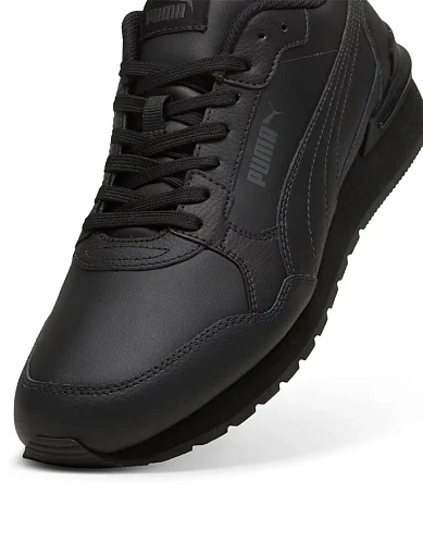 Чоловічі кросівки PUMA ST Runner v4 L шкіряні чорні (39906809) - фото 5 - Miraton