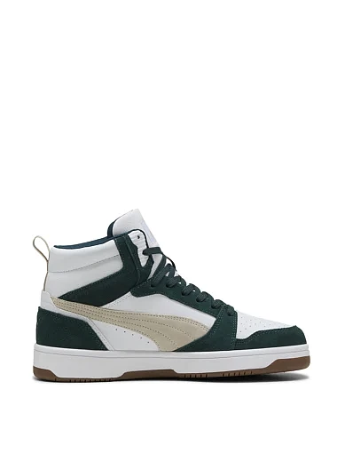 Чоловічі черевики PUMA Rebound v6 SD шкіряні зелені (40071305) фото 1