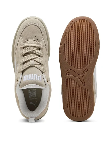 Женские кеды PUMA Park Lifestyle Raw кожаные бежевые - фото 3 - Miraton