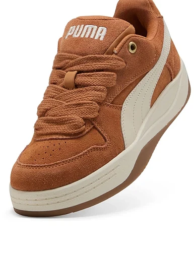 Женские кеды PUMA Park Luna SD кожаные рыжие - фото 3 - Miraton
