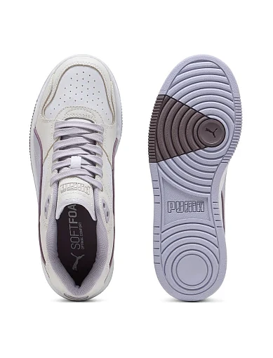 Жіночі кеди PUMA RBD Break Low шкіряні молочного кольору - фото 4 - Miraton