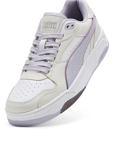 Жіночі кеди PUMA RBD Break Low шкіряні молочного кольору - фото 5 - Miraton