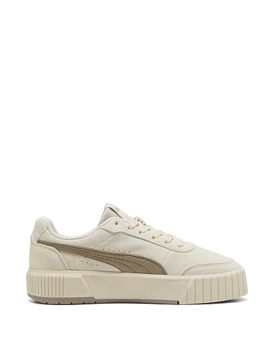 Жіночі кеди PUMA Carina Mia SD шкіряні бежеві фото 1