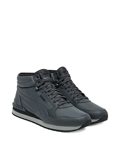Чоловічі черевики PUMA ST Runner v4 Mid шкіряні сірі (40289303) - фото 2 - Miraton