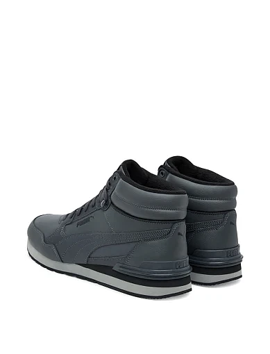 Чоловічі черевики PUMA ST Runner v4 Mid шкіряні сірі (40289303) - фото 3 - Miraton