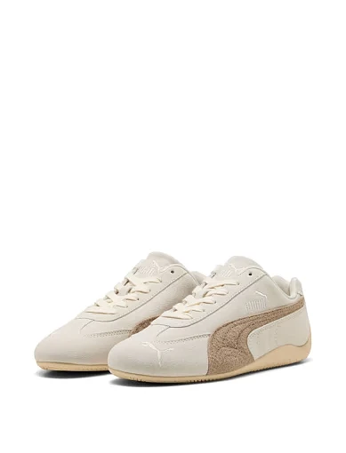 Жіночі кросівки PUMA Speedcat Elevated шкіряні молочного кольору - фото 3 - Miraton