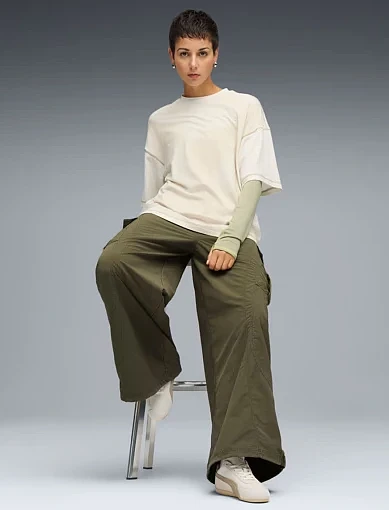 Жіночі кросівки PUMA Speedcat Elevated шкіряні молочного кольору - фото 7 - Miraton