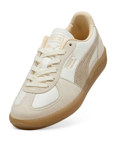 Женские кеды PUMA Palermo Elevated Wns кожаные молочного цвета - фото 5 - Miraton