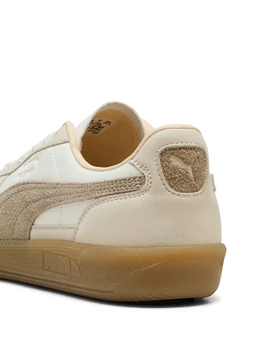 Женские кеды PUMA Palermo Elevated Wns кожаные молочного цвета - фото 6 - Miraton