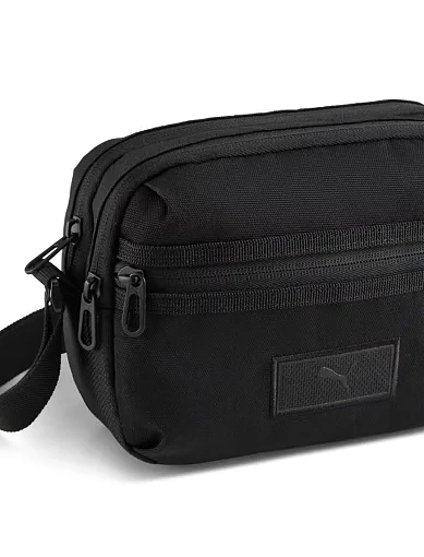 Сумка мессенджер PUMA текстильная черная - фото 4 - Miraton