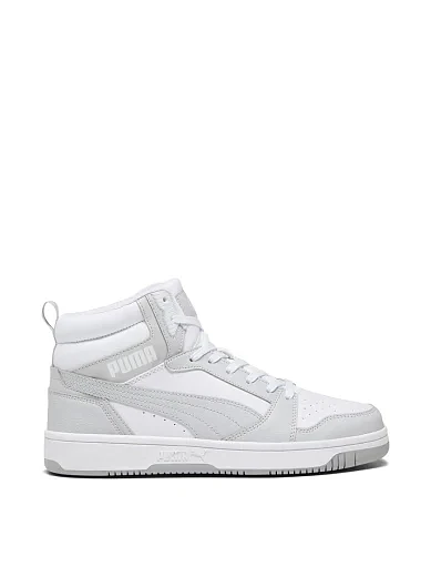 Жіночі черевики PUMA Rebound v6 з екошкіри сірі фото 1