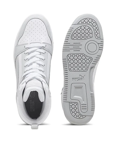 Жіночі черевики PUMA Rebound v6 з екошкіри сірі - фото 2 - Miraton