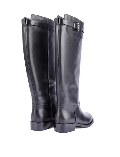 Женские сапоги Attizzare кожаные черные - фото 3 - Miraton