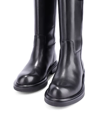 Женские сапоги Attizzare кожаные черные - фото 5 - Miraton