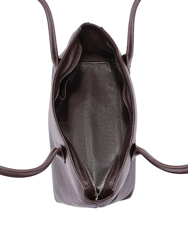 Жіноча сумка шкіряна коричнева(7812-2) - фото 6 - Miraton