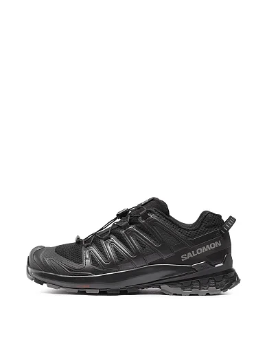 Мужские кроссовки Salomon XA PRO 3D V9 Black/PH из экокожи черные - фото 2 - Miraton