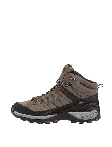 Чоловічі черевики CMP RIGEL MID TREKKING SHOES WP шкіряні коричневі (3Q12947-02PD) - фото 2 - Miraton