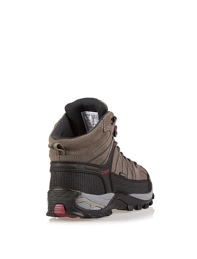 Чоловічі черевики CMP RIGEL MID TREKKING SHOES WP шкіряні коричневі (3Q12947-02PD) - фото 3 - Miraton