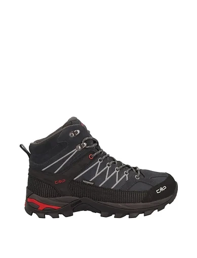 Чоловічі черевики CMP RIGEL MID TREKKING SHOES WP шкіряні темно-сірі (3Q12947-60UU) фото 1