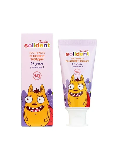 Зубна паста(Дитяча зубна паста Solident Junior, SOLIDENT 50 ml) - фото 1 - Miraton