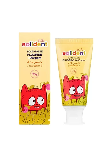 Зубна паста(Дитяча зубна паста Solident Kids, SOLIDENT 50 ml) - фото 1 - Miraton