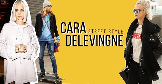 Что носит модель Кара Делевинь вне подиума: лучшие фото образов