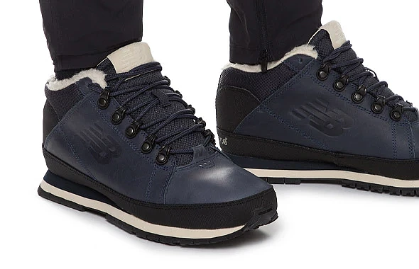 Чоловічі черевики New Balance H754 шкіряні сині фото 
