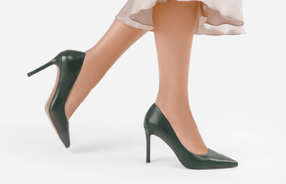 Женские туфли MiaMay зеленые фото 