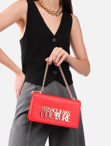 Жіноча червона сумка VERSACE JEANS COUTURE - фото  - Miraton