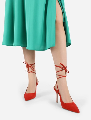 Жіночі туфлі Miraton червоні фото 1