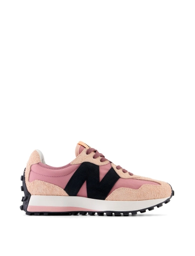 Жіночі кросівки New Balance WS327WE рожеві замшеві фото 1