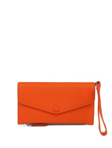Жіночий гаманець MIRATON шкіряний помаранчевий - фото  - Miraton