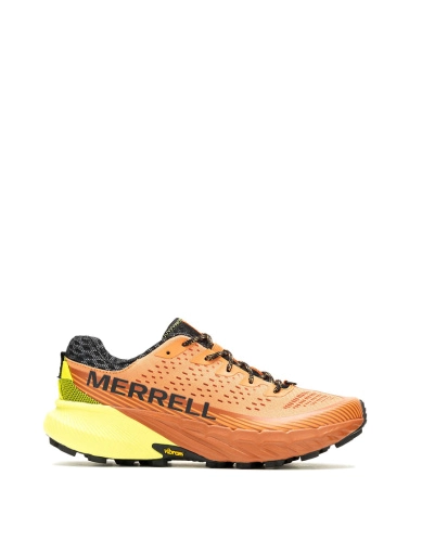 Мужские кроссовки Merrell Agility Peak 5 тканевые оранжевые фото 1