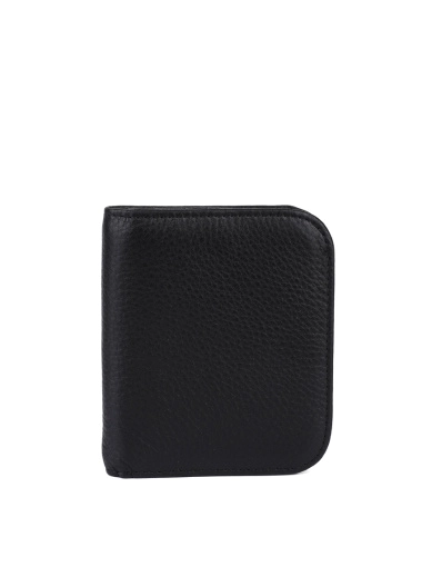 Чоловічий гаманець MIRATON шкіряний чорний (163-36) фото 1