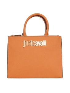 Сумка Just Cavalli з логотипом бежева - фото  - Miraton