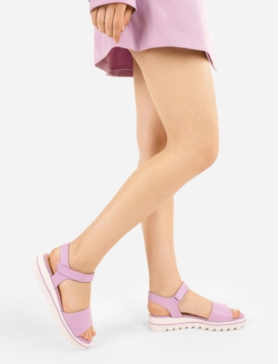 Жіночі сандалі MIRATON фіолетові фото 1