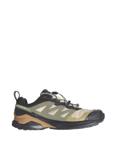 Чоловічі кросівки Salomon X-ADVENTURE GORE-TEX зелені тканинні фото 1