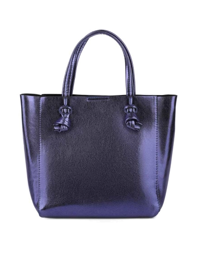 Жіноча сумка тоут MIRATON з екошкіри синя фото 1