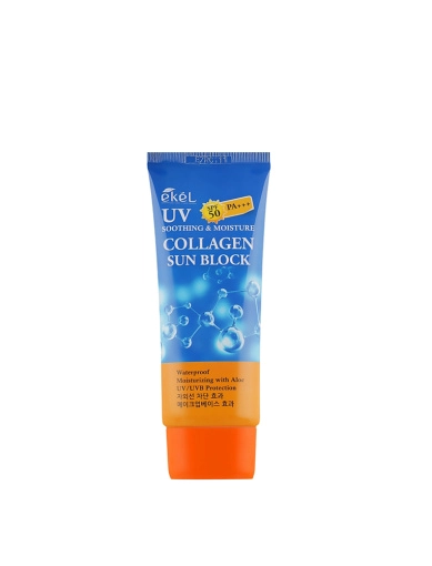 Ekel Сонцезахисний крем UV Collagen Ampule з колагеном 70 мл фото 1