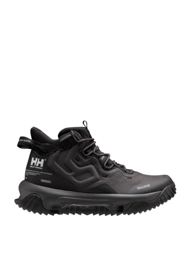 Мужские ботинки треккинговые тканевые черные фото 1