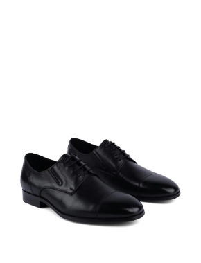 Чоловічі туфлі дербі Miguel Miratez чорні 2101-15-A600