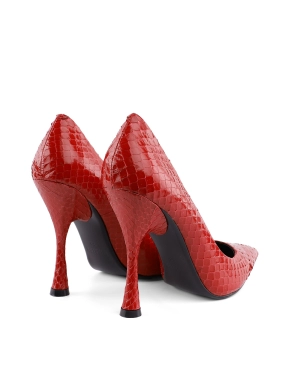 Жіночі туфлі Miraton червоні F2039-9