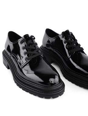 Жіночі туфлі дербі Miraton чорні WS7189S-215-Q218K