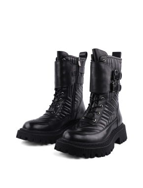 Жіночі черевики Miraton чорні 6806-0802-1R