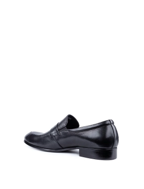 Мужские туфли лоферы Miguel Miratez черные 1357-90-A600